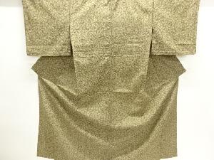 抽象模様手織り紬単衣着物